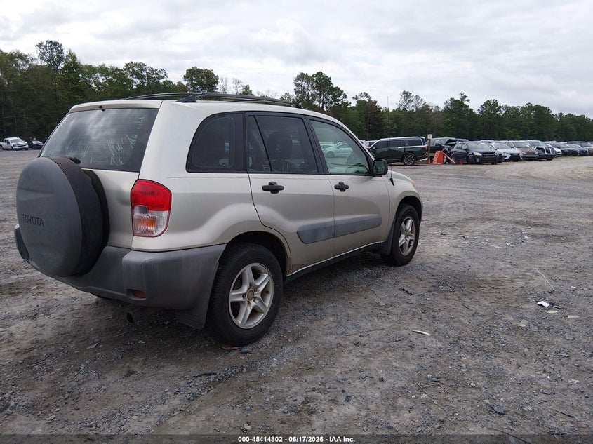 2001 Toyota Rav4 VIN JTEGH20V510031370 IAAI salvage auction — NORMAL WEAR, Clear (South Carolina), sold $775 on 2026-07-21 (photo 4)