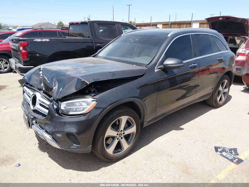 2021 Mercedes-benz Glc VIN W1N0G8EBXMV272951 IAAI salvage auction — FRONT END, Salvage Title, sold $9,100 on 2026-08-27 (photo 2)