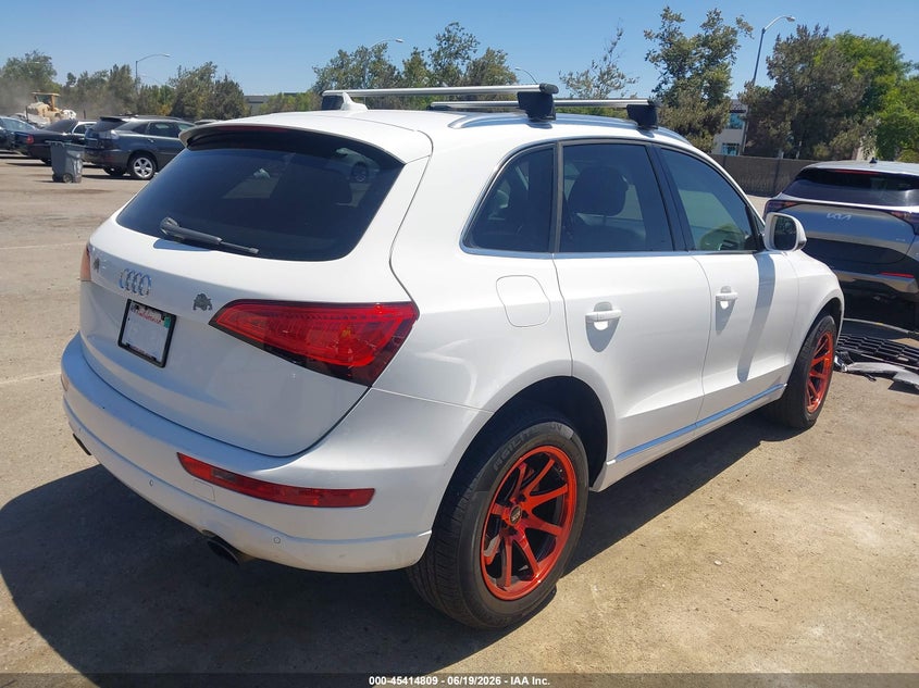 2014 Audi Q5 VIN WA1CFAFP7EA085534 IAAI salvage auction — LEFT FRONT, Salvage Title, sold $1,400 on 2026-07-29 (photo 4)