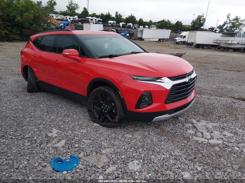 2022 Chevrolet Blazer VIN 3GNKBCR48NS179292 IAAI salvage auction — UNKNOWN, Salvage (Tennessee), sold $8,200 on 2026-07-09 (photo 1)