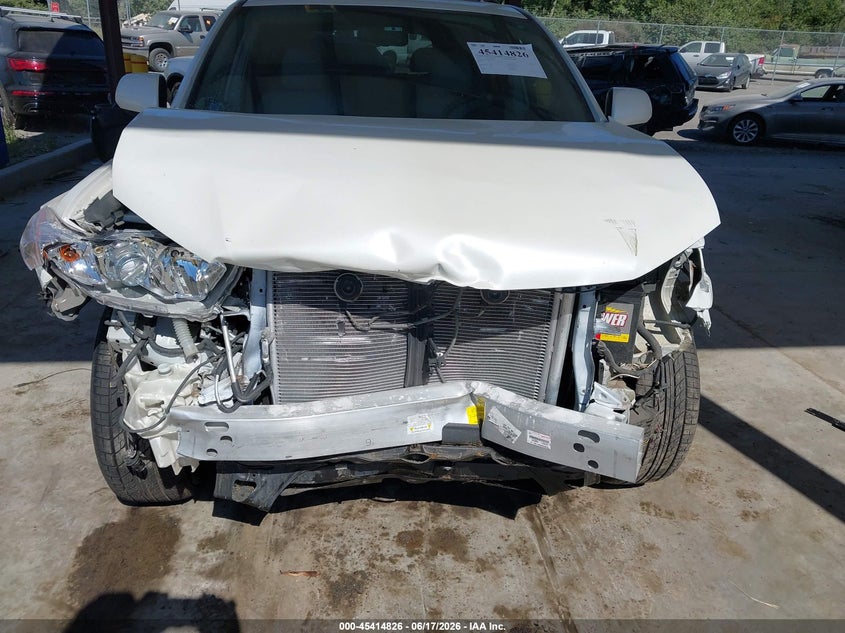 2012 Toyota Highlander VIN 5TDDK3EH4CS163327 IAAI salvage auction — FRONT END, Salvage Title, sold $2,750 on 2026-08-01 (photo 6)
