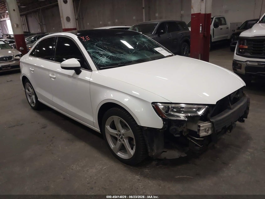 2019 Audi A3 VIN WAUAUGFF9K1010825 IAAI salvage auction — LEFT FRONT, Salvage (Oregon), sold $3,550 on 2026-07-31 (photo 1)