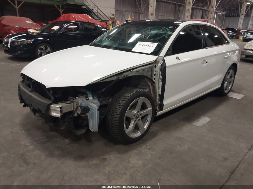 2019 Audi A3 VIN WAUAUGFF9K1010825 IAAI salvage auction — LEFT FRONT, Salvage (Oregon), sold $3,550 on 2026-07-31 (photo 2)