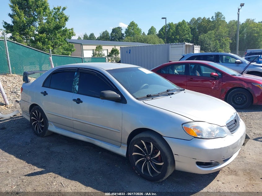 2007 Toyota Corolla VIN JTDBR32E370106199 IAAI salvage auction — FRONT END, Clear (Virginia), sold $1,450 on 2026-07-27 (photo 1)