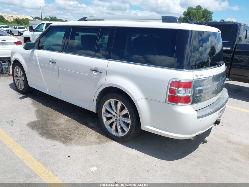 2014 Ford Flex VIN 2FMGK5D88EBD09688 IAAI salvage auction — NORMAL WEAR, Clear (Texas), sold $750 on 2026-07-09 (photo 3)