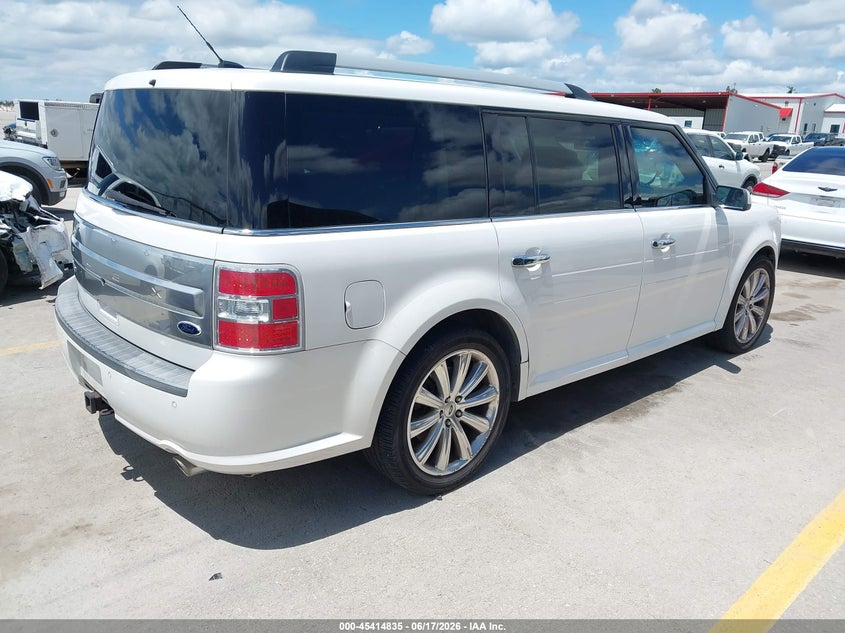 2014 Ford Flex VIN 2FMGK5D88EBD09688 IAAI salvage auction — NORMAL WEAR, Clear (Texas), sold $750 on 2026-07-09 (photo 4)