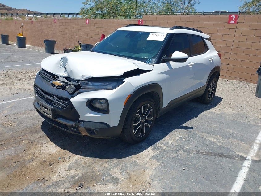 2022 Chevrolet Trailblazer VIN KL79MVSL4NB130629 IAAI salvage auction — FRONT END, Salvage Title, sold $5,900 on 2026-07-29 (photo 2)