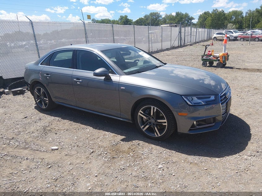 2018 Audi A4 VIN WAUFNAF4XJA181368 IAAI salvage auction — REAR END, Salvage (Montana), sold $7,800 on 2026-07-15 (photo 1)
