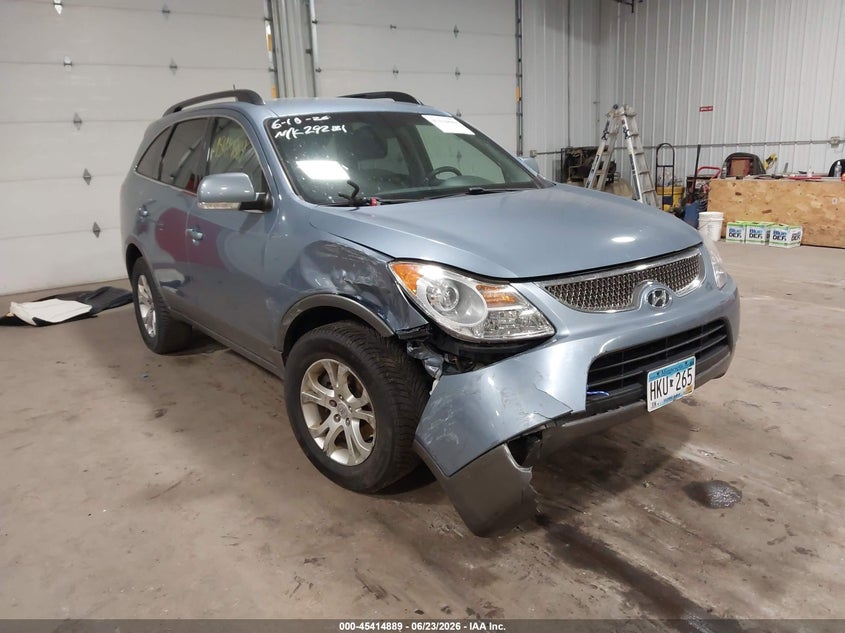 2011 Hyundai Veracruz VIN KM8NU4CC6BU150225 IAAI salvage auction — RIGHT FRONT, Prior Salvage (Minnesota), sold $1,150 on 2026-08-02 (photo 1)