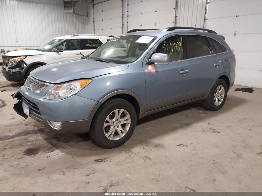 2011 Hyundai Veracruz VIN KM8NU4CC6BU150225 IAAI salvage auction — RIGHT FRONT, Prior Salvage (Minnesota), sold $1,150 on 2026-08-02 (photo 2)