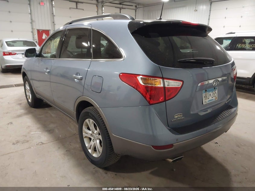 2011 Hyundai Veracruz VIN KM8NU4CC6BU150225 IAAI salvage auction — RIGHT FRONT, Prior Salvage (Minnesota), sold $1,150 on 2026-08-02 (photo 3)