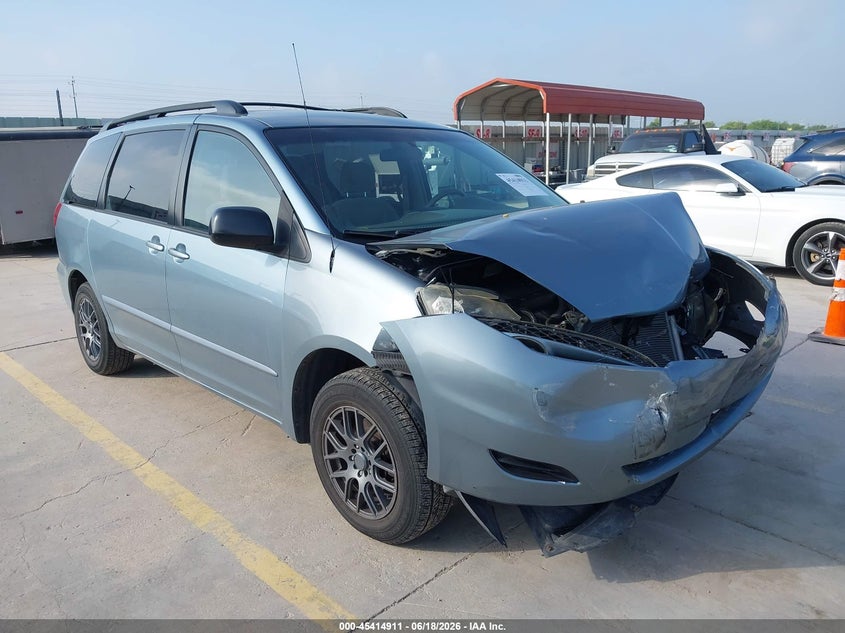 2006 Toyota Sienna VIN 5TDZA23C86S573109 IAAI salvage auction — FRONT END, Salvage (Texas), sold $725 on 2026-07-20 (photo 1)