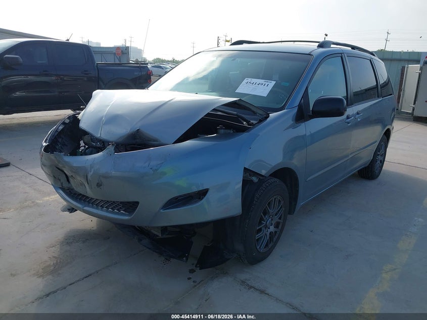 2006 Toyota Sienna VIN 5TDZA23C86S573109 IAAI salvage auction — FRONT END, Salvage (Texas), sold $725 on 2026-07-20 (photo 2)