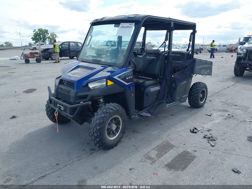2018 Polaris Ranger VIN 3NSRNE579JE370043 IAAI salvage auction — REAR END, Regular Certificate (Iowa), sold $3,550 on 2026-07-29 (photo 2)