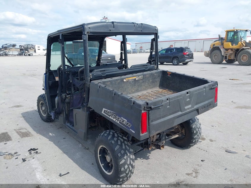 2018 Polaris Ranger VIN 3NSRNE579JE370043 IAAI salvage auction — REAR END, Regular Certificate (Iowa), sold $3,550 on 2026-07-29 (photo 3)