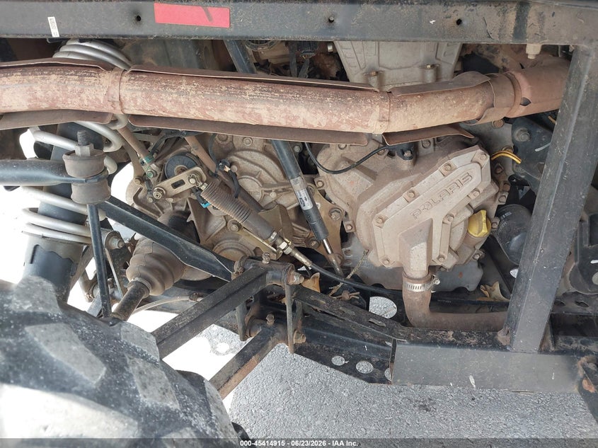 2018 Polaris Ranger VIN 3NSRNE579JE370043 IAAI salvage auction — REAR END, Regular Certificate (Iowa), sold $3,550 on 2026-07-29 (photo 8)