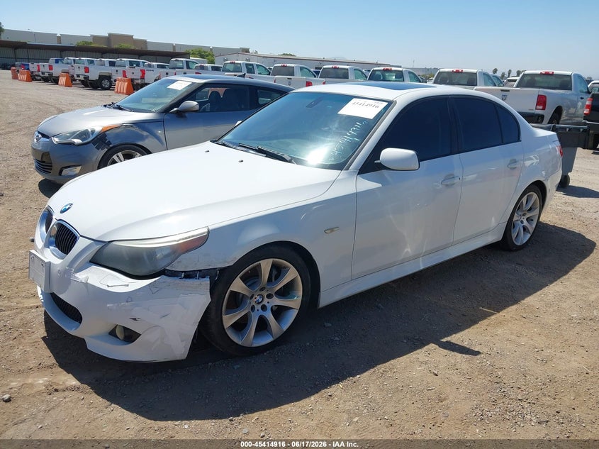 2007 BMW 5 series VIN WBANB53567CP05525 IAAI salvage auction — NORMAL WEAR, Clear - Dealer Only (California), sold $525 on 2026-07-20 (photo 2)