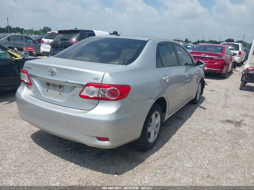 2011 Toyota Corolla VIN JTDBU4EE6B9158737 IAAI salvage auction — NORMAL WEAR, Original (Texas), sold $1,500 on 2026-07-15 (photo 4)
