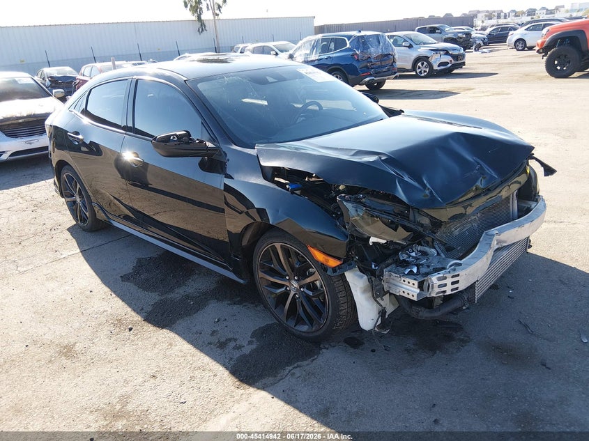 2021 Honda Civic VIN SHHFK7H4XMU222572 IAAI salvage auction — FRONT END, Salvage Title, sold $4,150 on 2026-07-20 (photo 1)