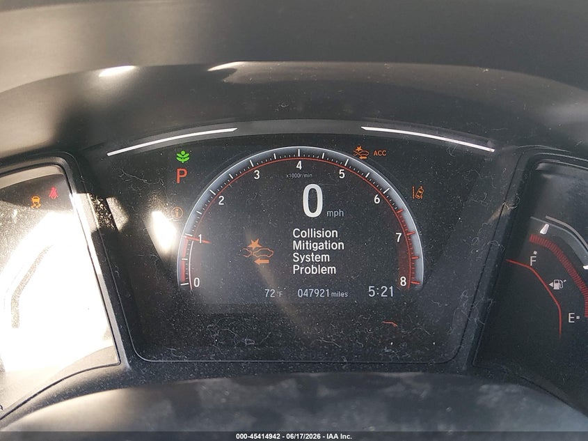 2021 Honda Civic VIN SHHFK7H4XMU222572 IAAI salvage auction — FRONT END, Salvage Title, sold $4,150 on 2026-07-20 (photo 7)