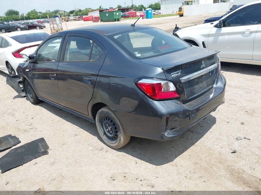 2024 Mitsubishi Mirage VIN ML32FUFJ2RHF00843 IAAI salvage auction — FRONT END, Salvage Title, sold $1,000 on 2026-07-25 (photo 3)
