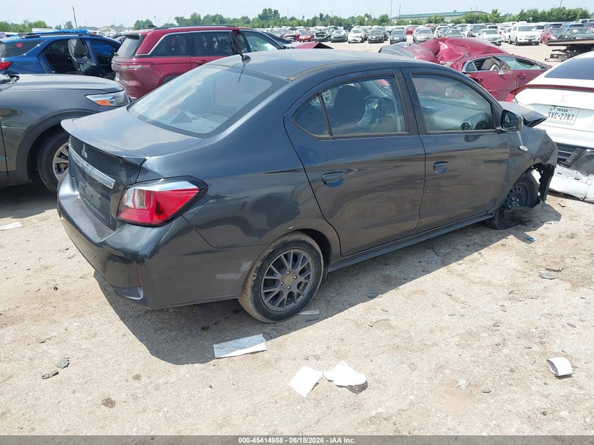 2024 Mitsubishi Mirage VIN ML32FUFJ2RHF00843 IAAI salvage auction — FRONT END, Salvage Title, sold $1,000 on 2026-07-25 (photo 4)