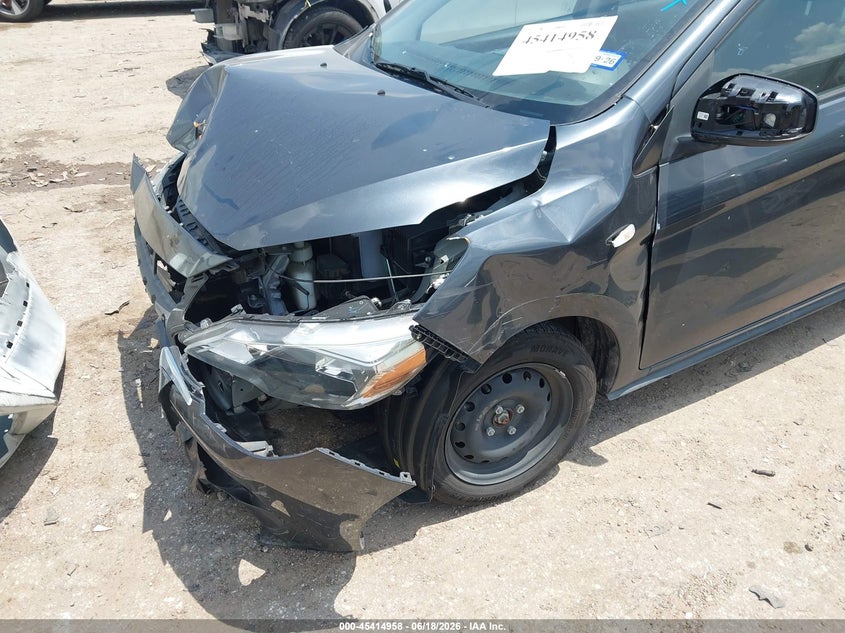 2024 Mitsubishi Mirage VIN ML32FUFJ2RHF00843 IAAI salvage auction — FRONT END, Salvage Title, sold $1,000 on 2026-07-25 (photo 6)
