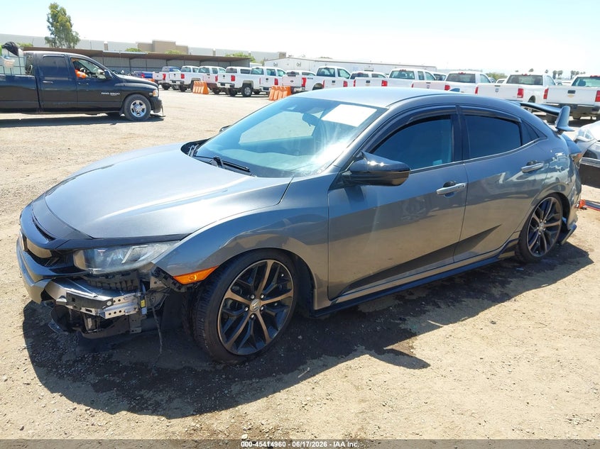 2021 Honda Civic VIN SHHFK7H47MU401622 IAAI salvage auction — LEFT FRONT, Salvage Title, sold $5,025 on 2026-07-20 (photo 2)