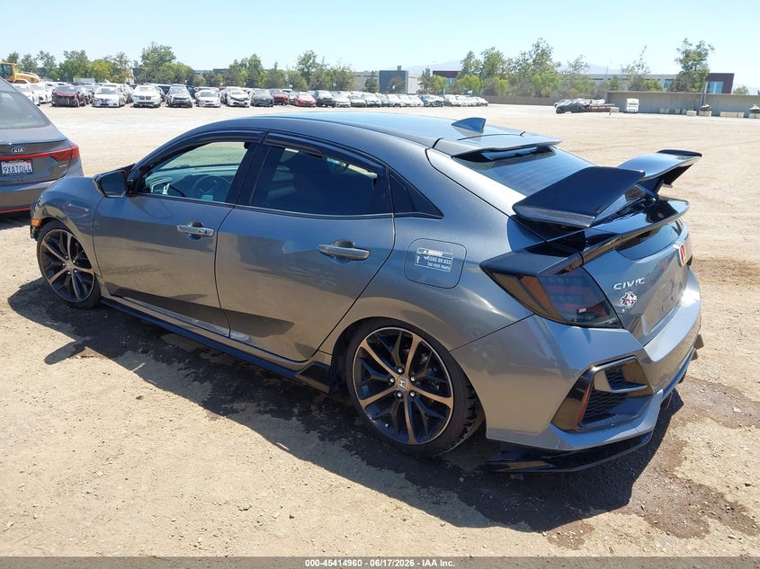 2021 Honda Civic VIN SHHFK7H47MU401622 IAAI salvage auction — LEFT FRONT, Salvage Title, sold $5,025 on 2026-07-20 (photo 3)