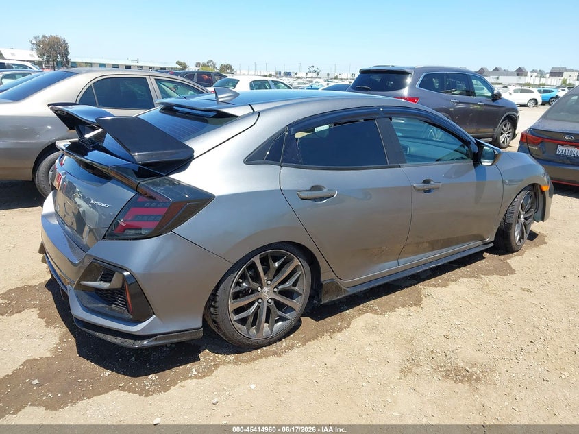 2021 Honda Civic VIN SHHFK7H47MU401622 IAAI salvage auction — LEFT FRONT, Salvage Title, sold $5,025 on 2026-07-20 (photo 4)