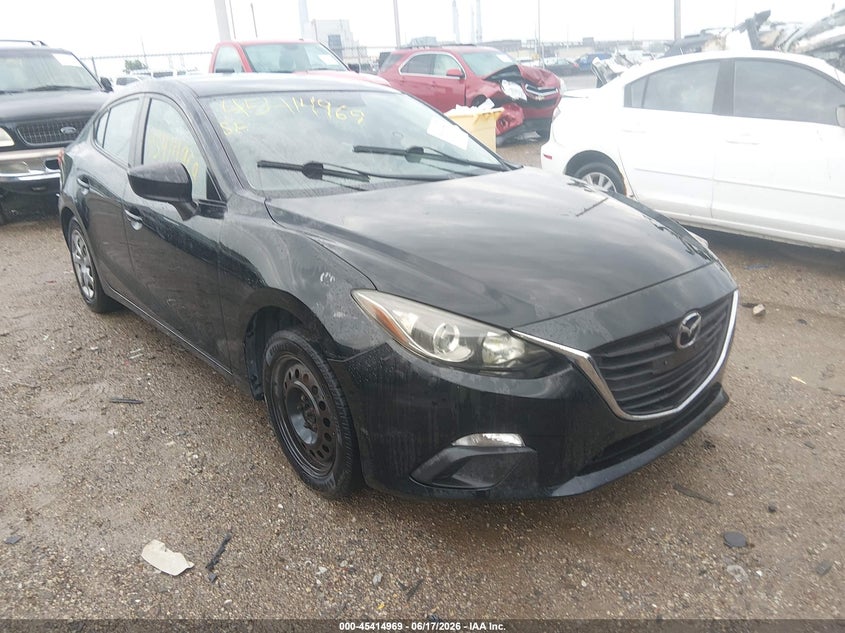2015 Mazda VIN JM1BM1T70F1238154 IAAI salvage auction — LEFT SIDE, Clear (Indiana), sold $775 on 2026-07-29 (photo 1)