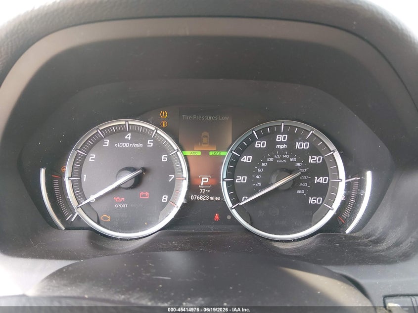 2020 Acura Tlx VIN 19UUB1F33LA009424 IAAI salvage auction — REAR END, Salvage Title, sold $7,825 on 2026-07-31 (photo 7)