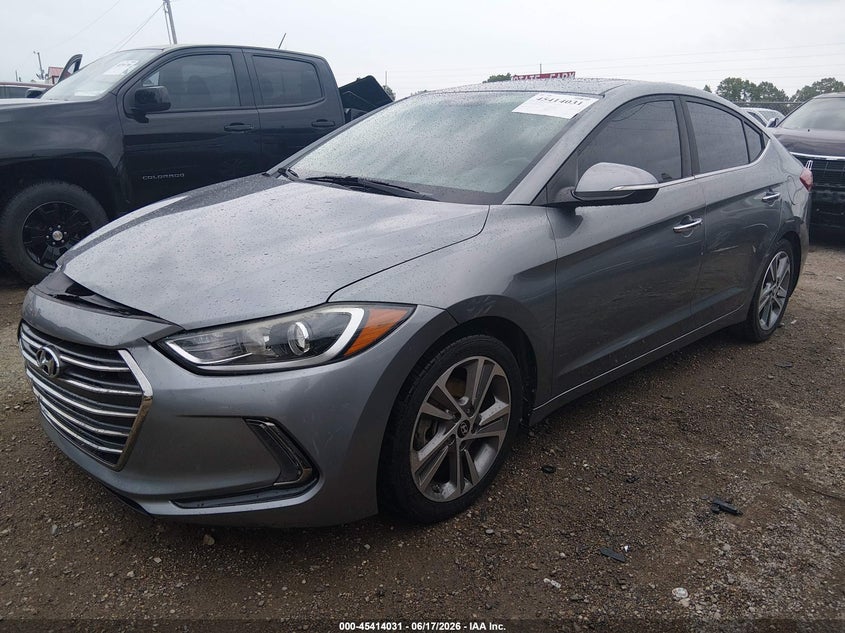 2017 Hyundai Elantra VIN KMHD84LF0HU263980 IAAI salvage auction — FRONT END, Clear (Indiana), sold $1,300 on 2026-07-18 (photo 2)