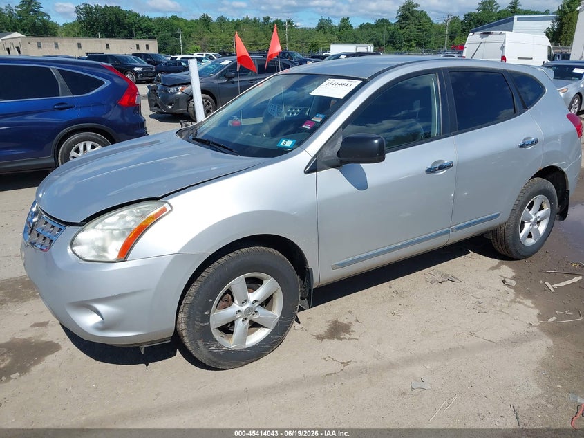 2012 Nissan Rogue sport VIN JN8AS5MV2CW352309 IAAI salvage auction — NORMAL WEAR, Original (New Hampshire), sold $600 on 2026-07-15 (photo 2)