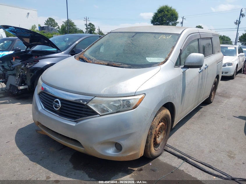 2012 Nissan Quest VIN JN8AE2KP7C9030533 IAAI salvage auction — NORMAL WEAR, Clear (South Carolina), sold $550 on 2026-07-29 (photo 2)