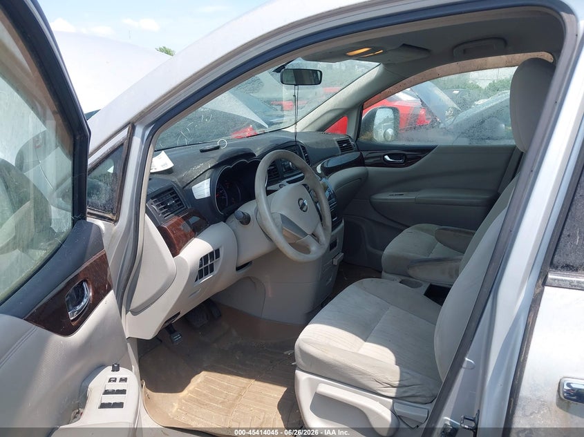 2012 Nissan Quest VIN JN8AE2KP7C9030533 IAAI salvage auction — NORMAL WEAR, Clear (South Carolina), sold $550 on 2026-07-29 (photo 5)