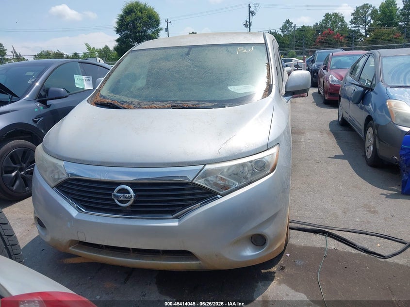2012 Nissan Quest VIN JN8AE2KP7C9030533 IAAI salvage auction — NORMAL WEAR, Clear (South Carolina), sold $550 on 2026-07-29 (photo 6)