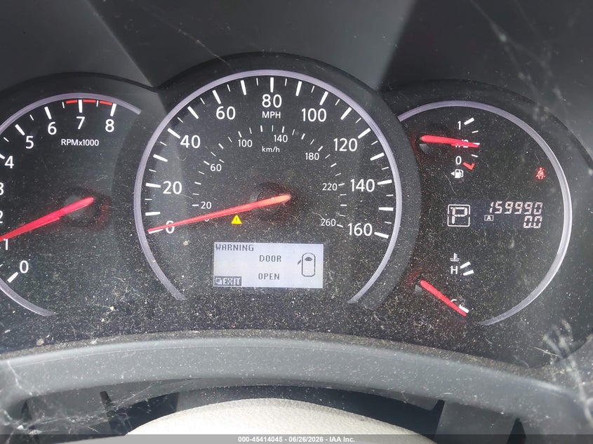 2012 Nissan Quest VIN JN8AE2KP7C9030533 IAAI salvage auction — NORMAL WEAR, Clear (South Carolina), sold $550 on 2026-07-29 (photo 7)