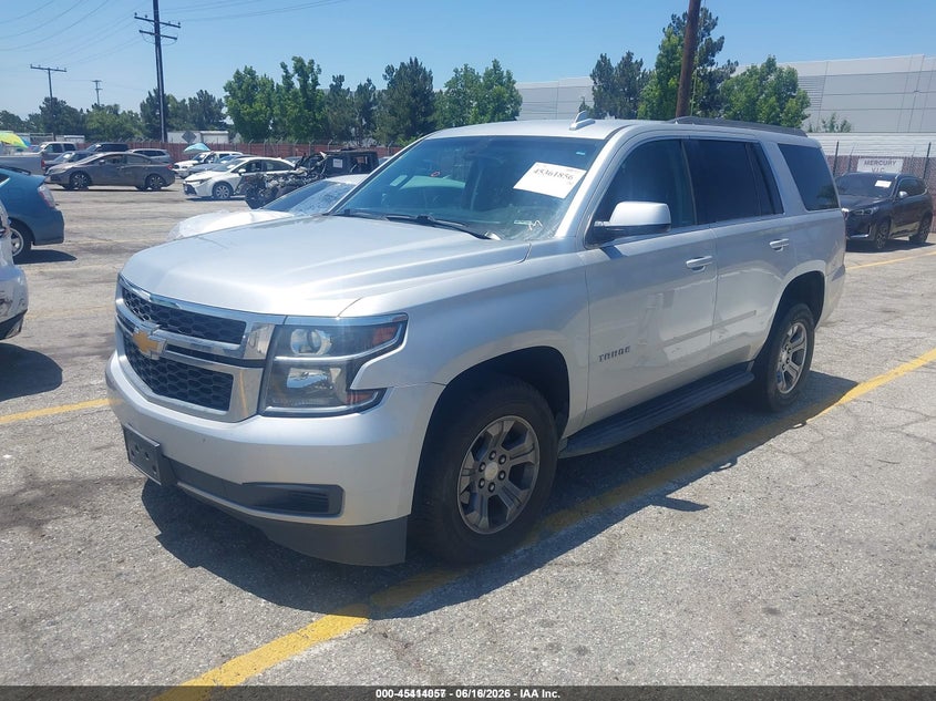 2018 Chevrolet Tahoe VIN 1GNSKAEC4JR275466 IAAI salvage auction — FRONT END, Sf97 (California), sold $16,700 on 2026-07-28 (photo 2)
