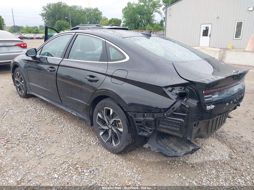 2025 Hyundai Sonata VIN KMHL64JA8SA505576 IAAI salvage auction — RIGHT REAR, Salvage Title, sold $7,100 on 2026-07-29 (photo 3)