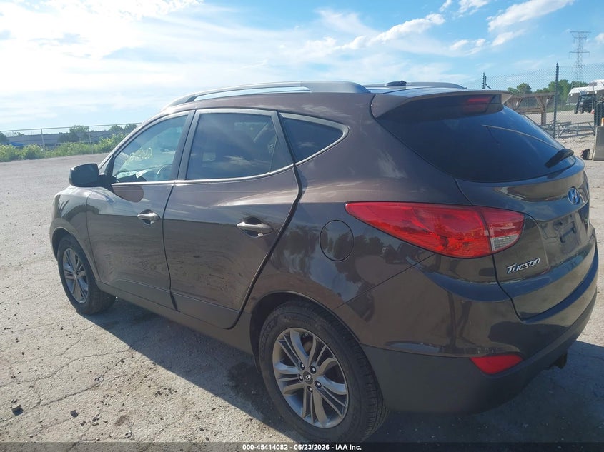 2015 Hyundai Tucson VIN KM8JUCAG6FU988937 IAAI salvage auction — RIGHT SIDE, Salvage Title, sold $25 on 2026-07-28 (photo 3)