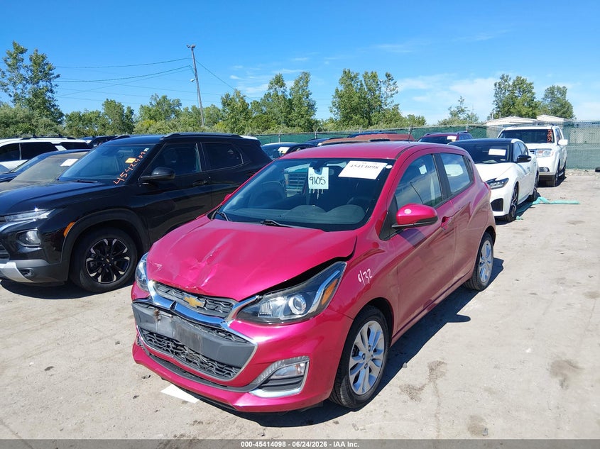 2020 Chevrolet Spark VIN KL8CD6SA5LC431486 IAAI salvage auction — FRONT END, Salvage Title, sold $1,100 on 2026-07-17 (photo 2)