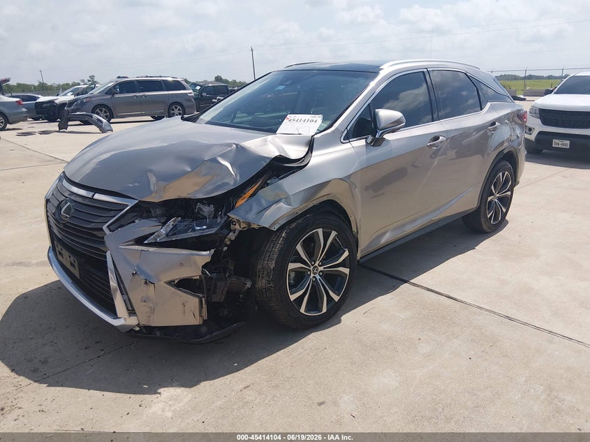 2019 Lexus Rx VIN 2T2ZZMCA1KC121990 IAAI salvage auction — FRONT END, Salvage (Texas), sold $11,750 on 2026-08-01 (photo 2)