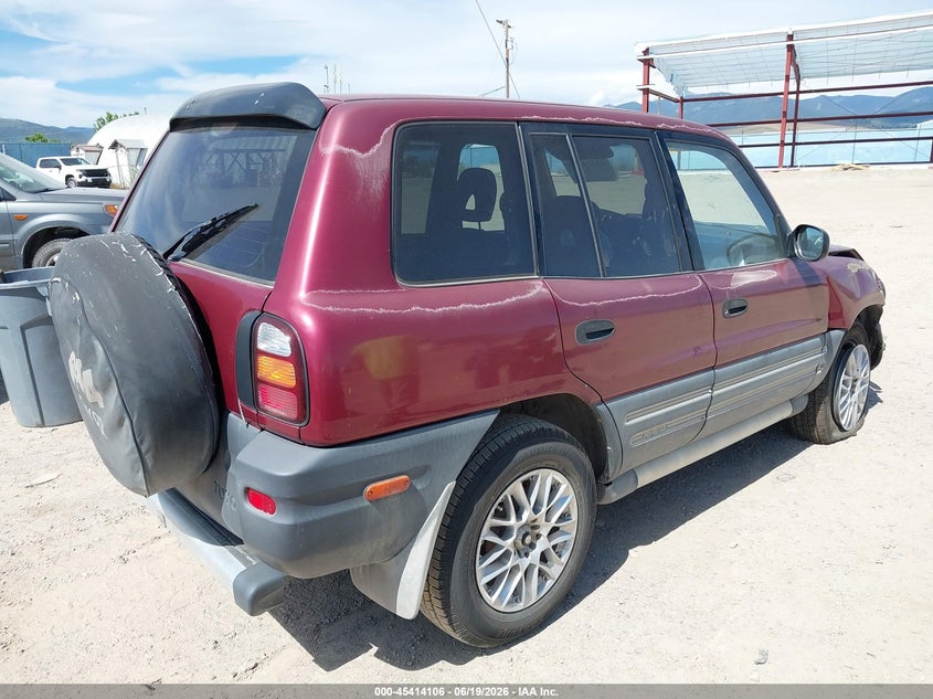 1998 Toyota Rav4 VIN JT3HP10V6W7081851 IAAI salvage auction — RIGHT FRONT, Clear (Montana), sold $300 on 2026-07-17 (photo 4)