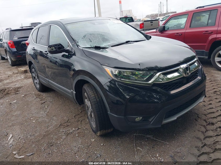 2018 Honda Cr-v VIN 7FARW2H57JE065646 IAAI salvage auction — FRONT & REAR, Clear (Indiana), sold $7,700 on 2026-07-11 (photo 1)