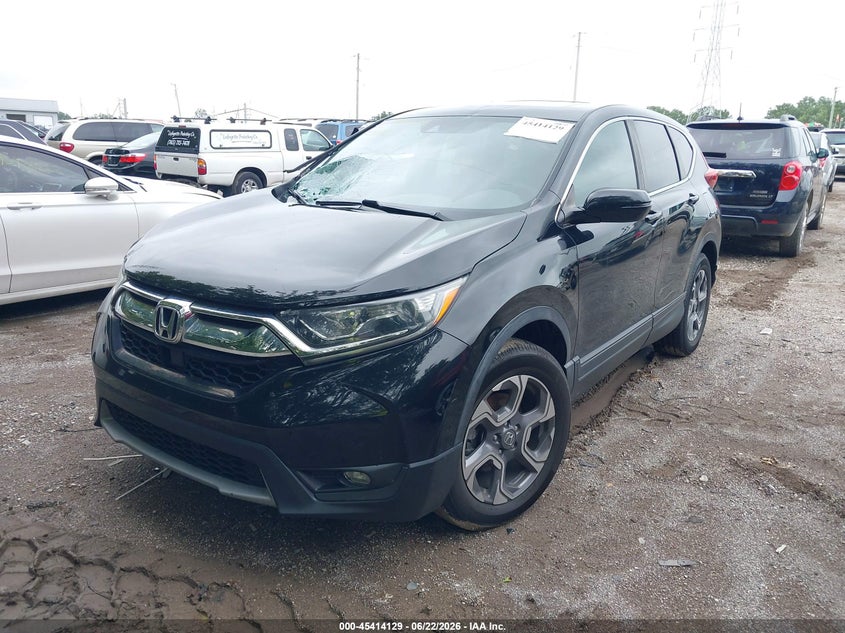 2018 Honda Cr-v VIN 7FARW2H57JE065646 IAAI salvage auction — FRONT & REAR, Clear (Indiana), sold $7,700 on 2026-07-11 (photo 2)