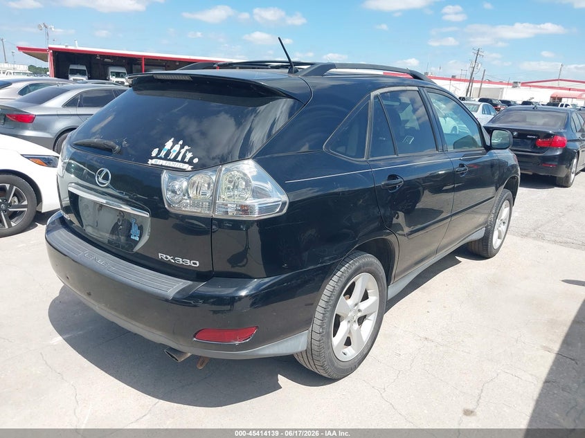 2005 Lexus Rx 330 VIN 2T2GA31U35C040824 IAAI salvage auction — NORMAL WEAR, Original (Texas), sold $1,300 on 2026-08-03 (photo 4)