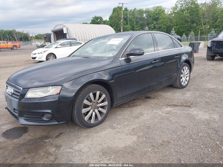 2009 Audi A4 VIN WAUSF78K49N016379 IAAI salvage auction — NORMAL WEAR, Clear (New Jersey), sold $425 on 2026-07-23 (photo 2)