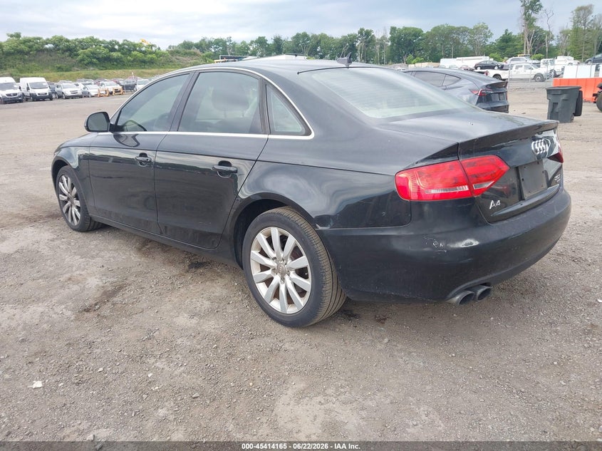2009 Audi A4 VIN WAUSF78K49N016379 IAAI salvage auction — NORMAL WEAR, Clear (New Jersey), sold $425 on 2026-07-23 (photo 3)
