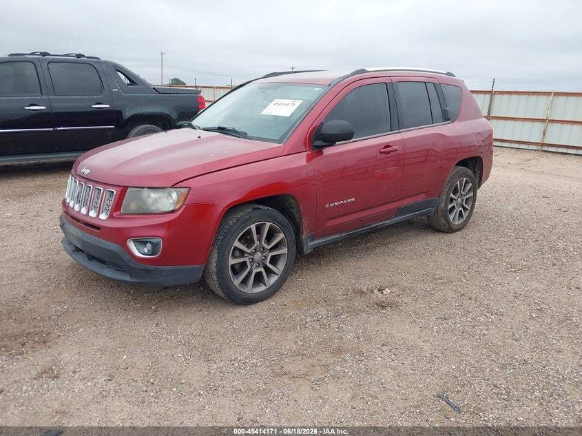 2014 Jeep Compass VIN 1C4NJCCB7ED508161 IAAI salvage auction — RIGHT FRONT, Original (Texas), sold $975 on 2026-08-24 (photo 2)